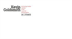 Desktop Screenshot of kevingoldsmith.com